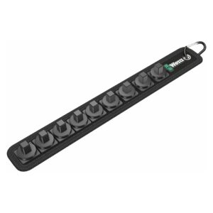 Wera Textile Belt 9 location for 3/8" Sockets (unloaded)