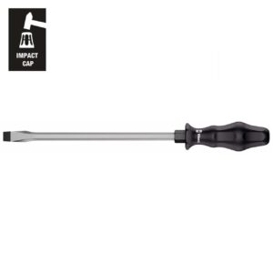 Wera Chiseldriver Screwdriver: Slotted 2.5mm Head x 10" Length