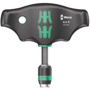 Wera T-Handle 1/4" Bitholding Screwdriver - Rapidaptor