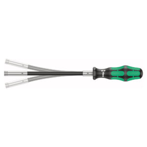 Wera 1/4" Bitholding Screwdriver Extra Slim with Flexible Shaft - Length 6-7/8"