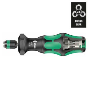 Wera Bit-holding Screwdriver Handle with Rapidaptor Quick-Release (1/4" Bits)