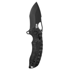 SOG Kiku XR 3.03" Folding Pocket Knife (Blackout)