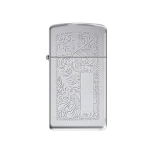 Zippo Windproof Lighter Slim Venetian Venetian Chrome Finish