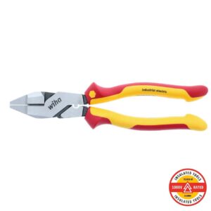 Wiha Insulated Industrial NE Style Lineman’s Pliers with Crimpers 9.5"