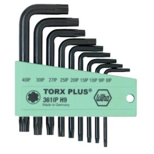 Wiha TorxPlus L-Key Short Arm Set (9 Piece)