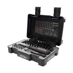 Wheeler Gunsmithing Hex/Torx/Phillip/Flat Screwdriver Bit Set (65 Piece)