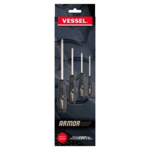 Vessel ARMOR GRIP JISDRIVE Screwdriver Set (4 Piece Set)