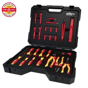 Wiha Insulated VDE Hybrid & EV Vehicle Essentials Tool Kit (26 piece set)