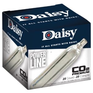 Daisy (997025-604) Outdoor Products CO2 Cylinder 25 Count Silver 12gm