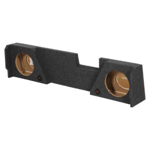 QPower GMC/Chevy Double Cab '14-'24 Dual 12" Empty Woofer Box