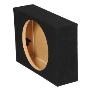 Single 12″ Shallow Mount Sealed Empty Woofer Enclosure