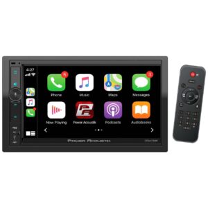 Power Acoustik 7” Double DIN Receiver with Wireless Apple CarPlay/Android Auto