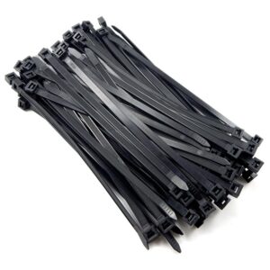 WIRE TIES 6" BLACK NIPPON 100 PCS