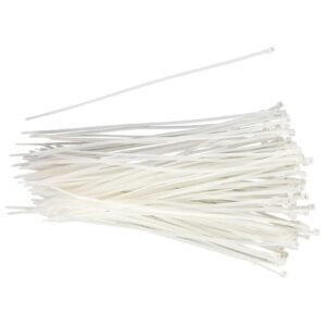 Xscorpion 8" Wire Ties - White (100 count)