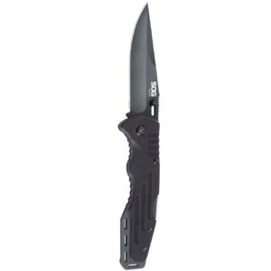 SOG Salute Clip Point Folding Knife with G10 Grips