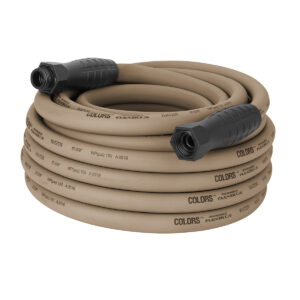 Flexzilla® Colors™ SwivelGrip® Garden Hose 5/8" x 50' 3/4"-11 1/2 GHT Fittings Brown Mulch(Boxed)