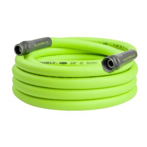 Flexzilla® Garden Hose 5/8" x 25' 3/4" - 11 1/2 GHT Fittings ZillaGreen®