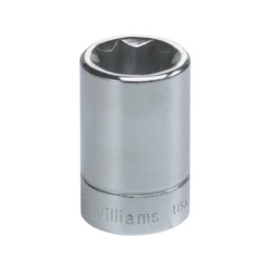 Williams 1/2″ Shallow Socket 3/8″ Drive 8 Point