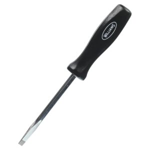 Williams Endurogrip Cabinet Screwdriver: Slotted 1/4" x 4"