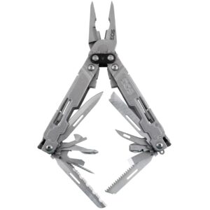 SOG PowerAccess Deluxe Multi-Tool with 21 Tools and 12-Piece Bit Kit Nylon Sheath