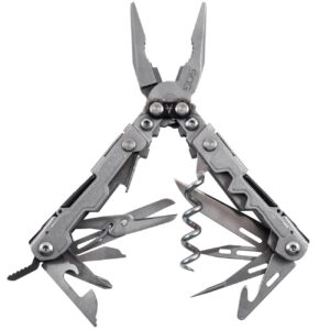 SOG POWERLITRE 19-In-1 Mini Multi-Tool (Stone Wash Finish)