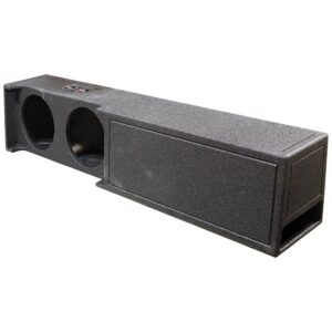 QPower "QBOMB" Dodge Ram Crew Cab '19-'24 Dual 10" Sealed Woofer Box