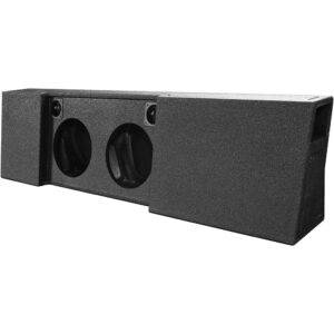 QPower "QBOMB" Ford F-Series Super Crew '09-'24 Dual 10" Vented Empty Woofer Box