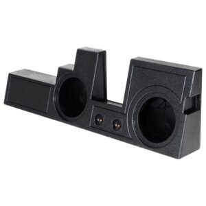 QPower "QBOMB" Ford F-Series Super Duty Crew Cab '00-'16 Dual 10" Vented Empty Woofer Box