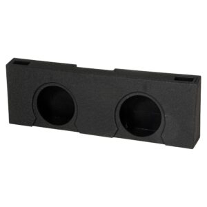 QPower "QBOMB" Chevy/GMC Crew Cab '07-'13 Dual 12" Vented Empty Woofer Box