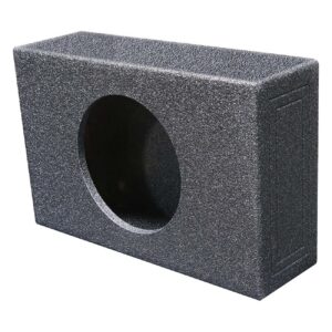 QPower Single 10" Universal Vented Truck Box Finished w/Bed Liner