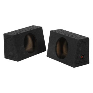 Qpower QBOMB Single 10" Empty Woofer Box. Mounts behind seat. Sold in pairs