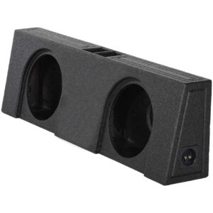 Qpower QBOMB Dual 12" Vented Empty Box Behind Seat Mount