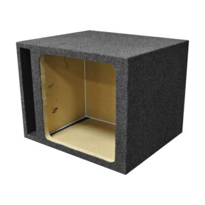 Qpower Single Square 15″ Slot Ported Empty Woofer Enclosure