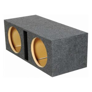 Qpower Dual 12" hole vented 1" MDF