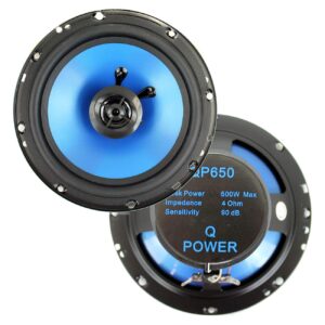 Qpower 6.5" 2-way speaker 500W