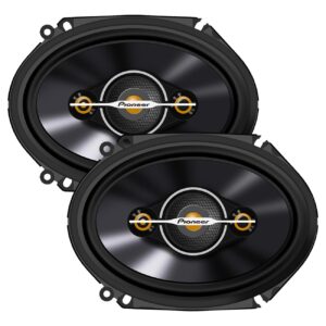 Pioneer 6x8″ 4-Way Full Range Speakers (Shallow Mount) - 350 Watts Max / 80 RMS (Pair)